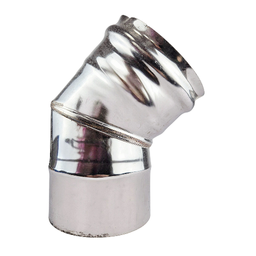 Колено угол 135° (430/0,5 мм) Ф 115 нерж (Ferrum)