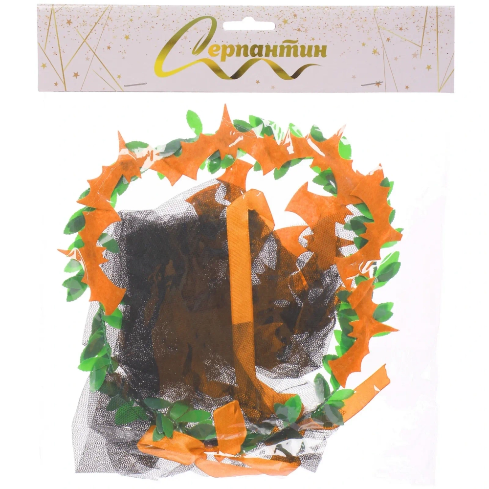 Ободок карнавальный «Helloween - Черная фата», микс