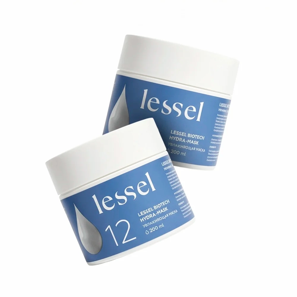 Lessel №12 biotech hydra mask Увлажняющая маска с биоферментированной ламинарией и лизатами бифидо- и лактобактерий 200ml