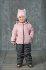 Комплект для девочки Марго р-р 110 пудра/серый