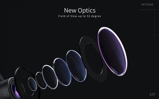 FPV очки Skyzone SKY04X Pro – Full HD очки с регулируемыми линзами и OLED экраном