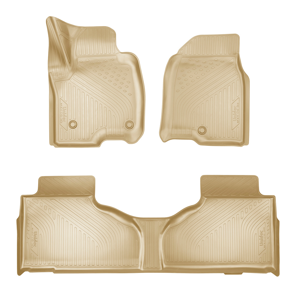 Ковры в салон Norplast/Unidec для Cadillac Escalade V (2020-), Бежевый, 1,2 ряд, арт.NPA11-C10-360-1-B