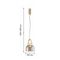 Подвесной светодиодный светильник Favourite Gaudi 4242-1P
