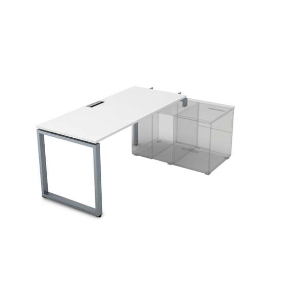 СТН-О.974 Стол системы БЕНЧ линейный, три опоры, начальный (1600*700*750)