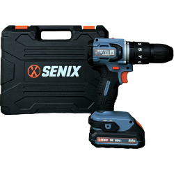 Дрель ударная аккумуляторная SENIX PDHX2-M2-EU KIT 2акб. зу. кейс