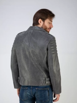 Кожаная куртка демисезонная косуха