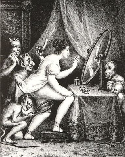 Achille Jacques-Jean-Marie Devéria - эротическое искусство художника Ахилла Жак-Жан-Мари Деверия. 18+