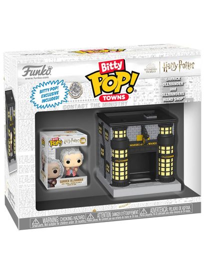 Фигурка Funko Bitty POP! Towns Harry Potter Garrick Ollivander and Ollivanders Wand Shop 83627 / Фигурка Битти ПОП! по мотивам вселенной "Гарри Поттер", Гаррик Олливандер