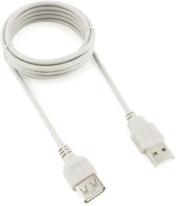 Gembird Удлинитель кабеля USB 2.0 Type-A/USB 2.0 Type-A, 1.8 м, серый