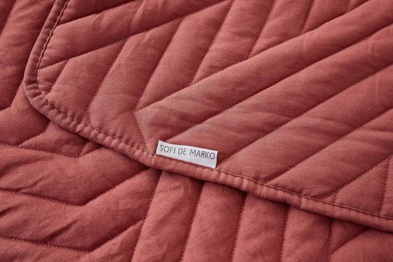 Мориц (терракот) Покрывало 230х250