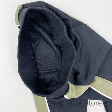 Штанишки из футера "Мишка и скейтборд" темно-оливковые