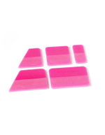 Shine Systems Набор ракелей различной формы и размера, твердость 90А 5 ш