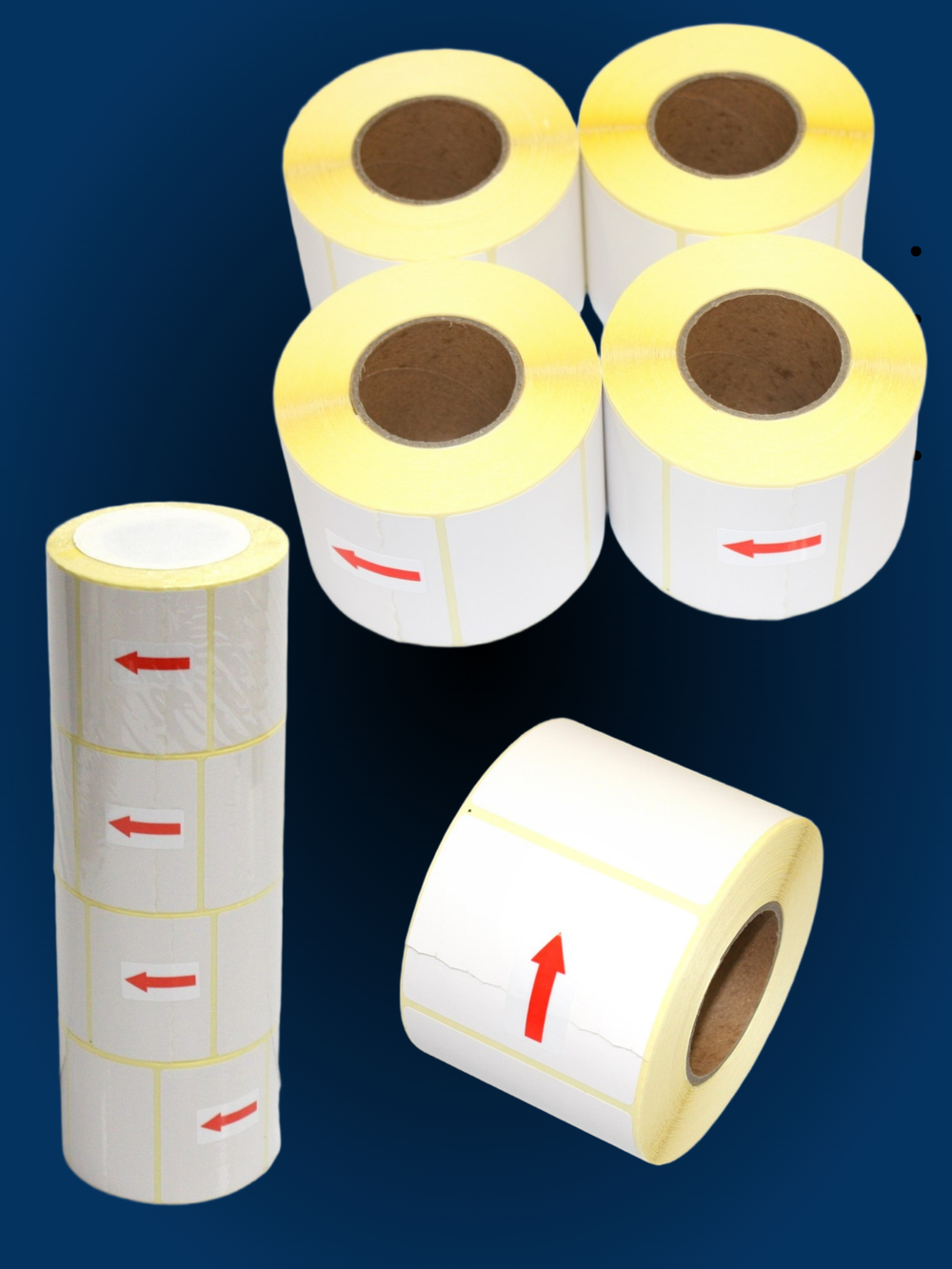 Термоэтикетки ТОП 600 шт в рулоне, размер 58х40 1 рулон