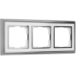 Рамка на 3 поста Palacio (хром/белый) W0031331