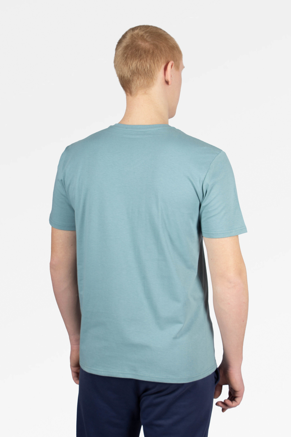 Д3477-8134 нефритовый футболка мужская Basia.