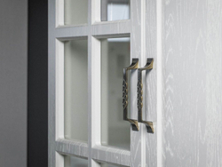 Гостиная Ливерпуль 1 Белый/Ясень ваниль