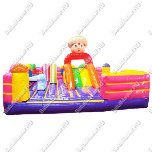 Надувной батут "Город великана", 7*5*3 м