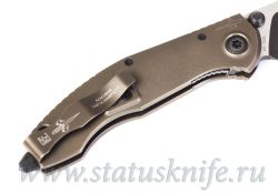 Нож CKF Sokosha Duotone  (A.Marfione, А.Малышев, М390, титан, карбон, циркути, цирконий)фотография - 6
