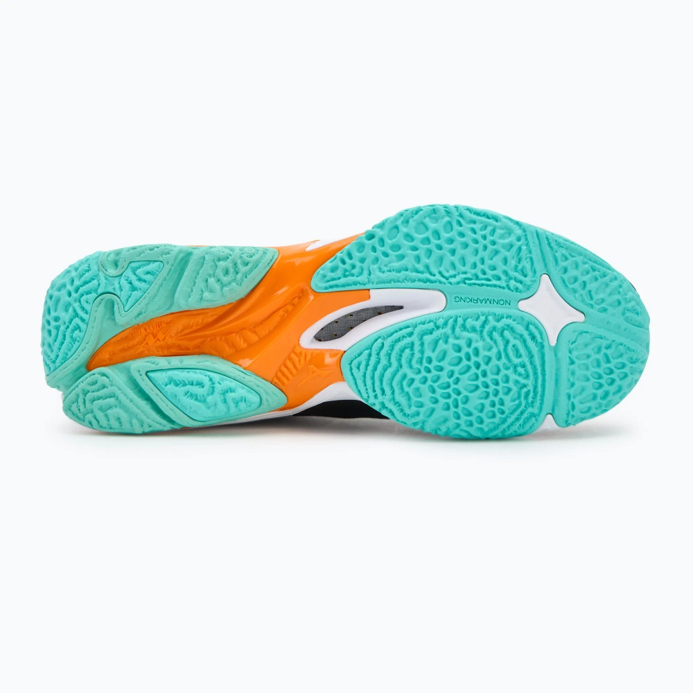 Кроссовки волейбольные Mizuno Wave Lightning Z8 black/tangelo/ice green