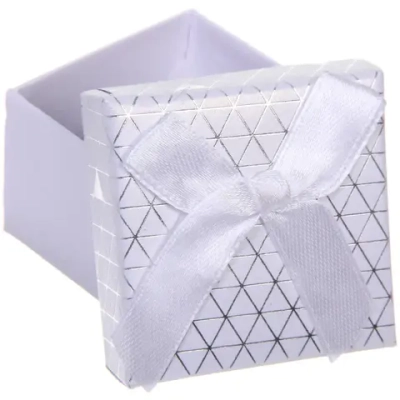 Коробка подарочная «Абстракция» 5*5*3,5 см, Белый