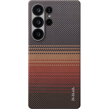 Чехол Pitaka Tactile Woven для Samsung Galaxy S25, Sunset