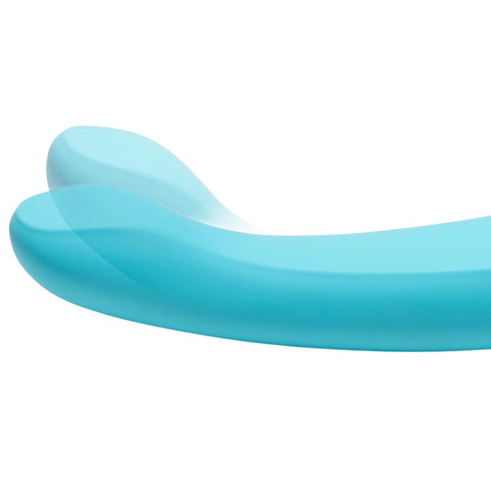 Голубой вибратор 18см для стимуляции зоны G Iroha Fit+ Aonami SMF-01