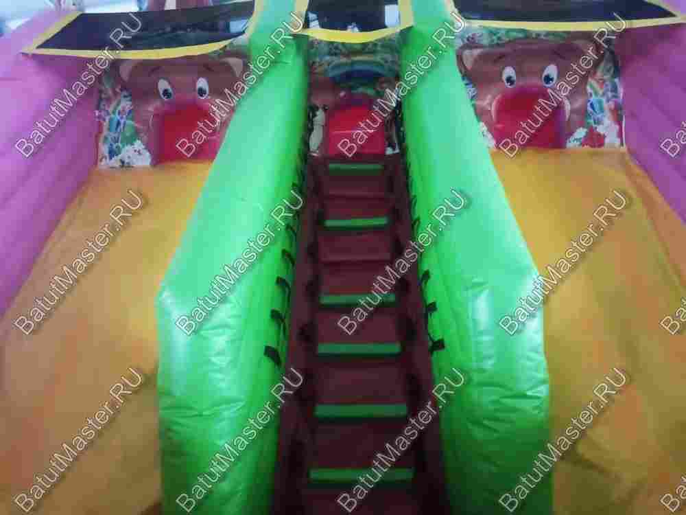 Коммерческий батут "В погоне за медведем" 10*6*5 м