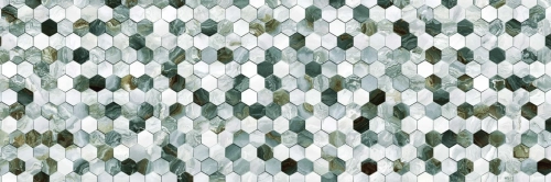 Керамическая Плитка Декор PRIMAVERA/IND Hypnose Malachite Decor 10 DG17-10 glossy 300х900х9,8 1,08