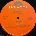 Rainbow ‎– Jealous Lover (США) EP