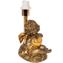 Настольная лампа Сердце Купидона Бронза Роза