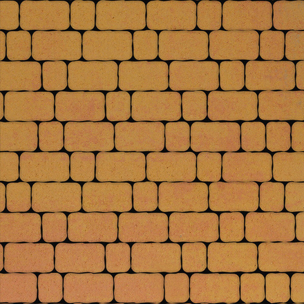 Тротуарная плитка Арена - Листопад гладкий Сахара, комплект из 2 видов плит