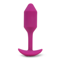Пробка для ношения с вибрацией розовая B-Vibe Vibrating Snug Plug 2