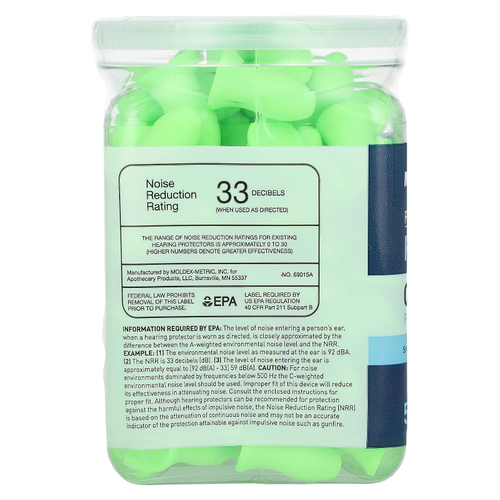 Flents, Protechs, Quiet Contour, беруши, 50 пар