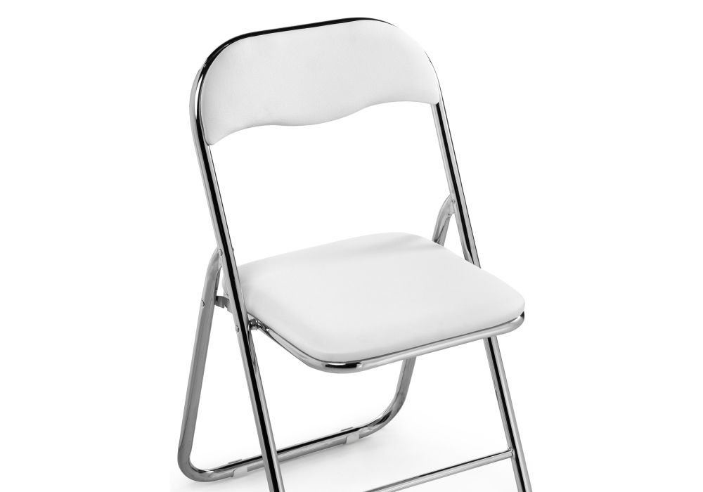 Стул на металлокаркасе Fold 1 складной white / chrome