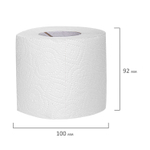 Бумага туалетная 2-х слойная Mega Pack (32 рулона по 15 метров) LAIMA LUXE 100% целлюлоза 115398  (4 штуки в упаковке)