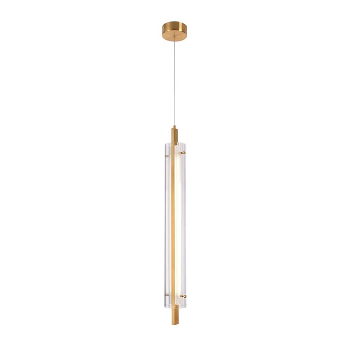 Подвесной светодиодный светильник Indigo Vitreo 11067/B/1P Brass V000175L