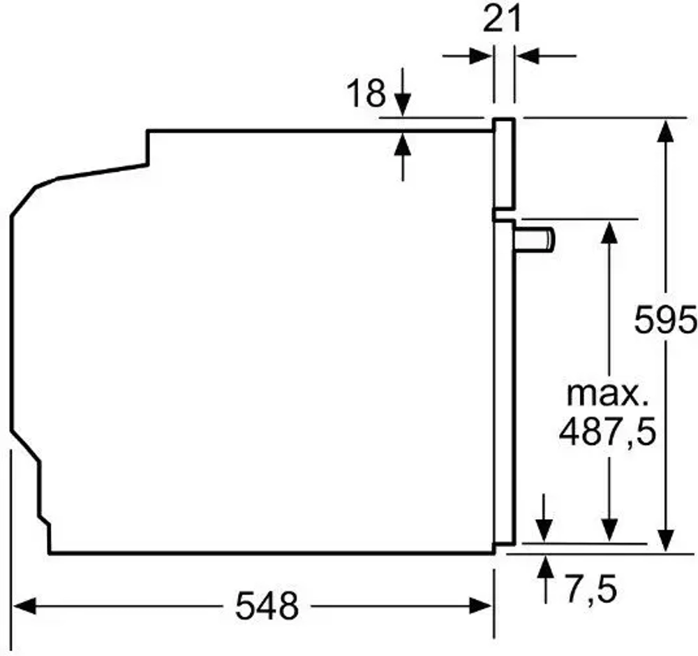 Встраиваемый электрический духовой шкаф Neff B55CS22N0