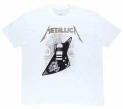 Футболка Metallica Papa Het guitar белая (876)