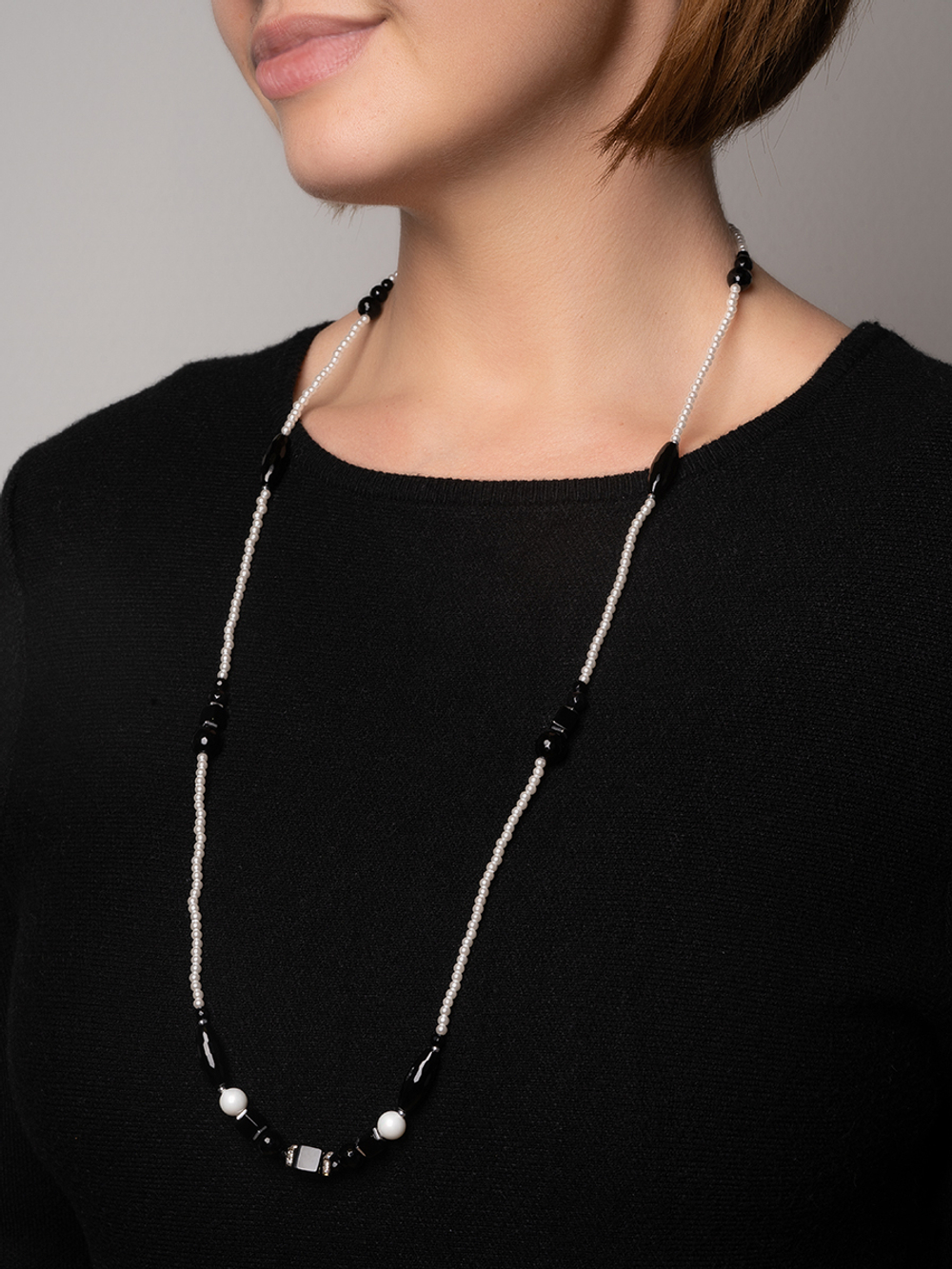 10151891 Колье Роман с камнем