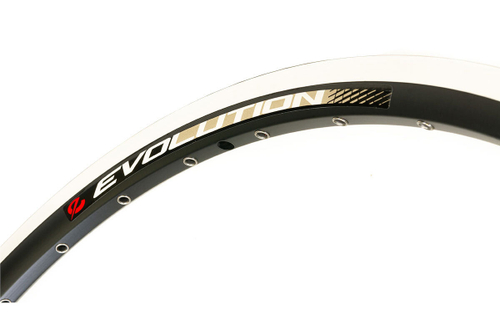 Обод 28-29" EVOLUTION (AlexRims) алюминиевый, двойной, 36H, фрезерованный, пистонированный, 622х20/27х25мм, A/V, анодированный, черный