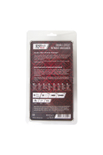 Двусторонний вибромассажер силикон красный 21 см