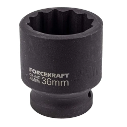 Головка ударная 36мм 3/4''12гр. FORCEKRAFT FK-46836