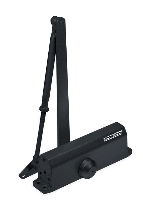 Доводчик дверной NOTEDO  DC-150 Легкий характер/BLACK черный  (100-160кг) / 14289