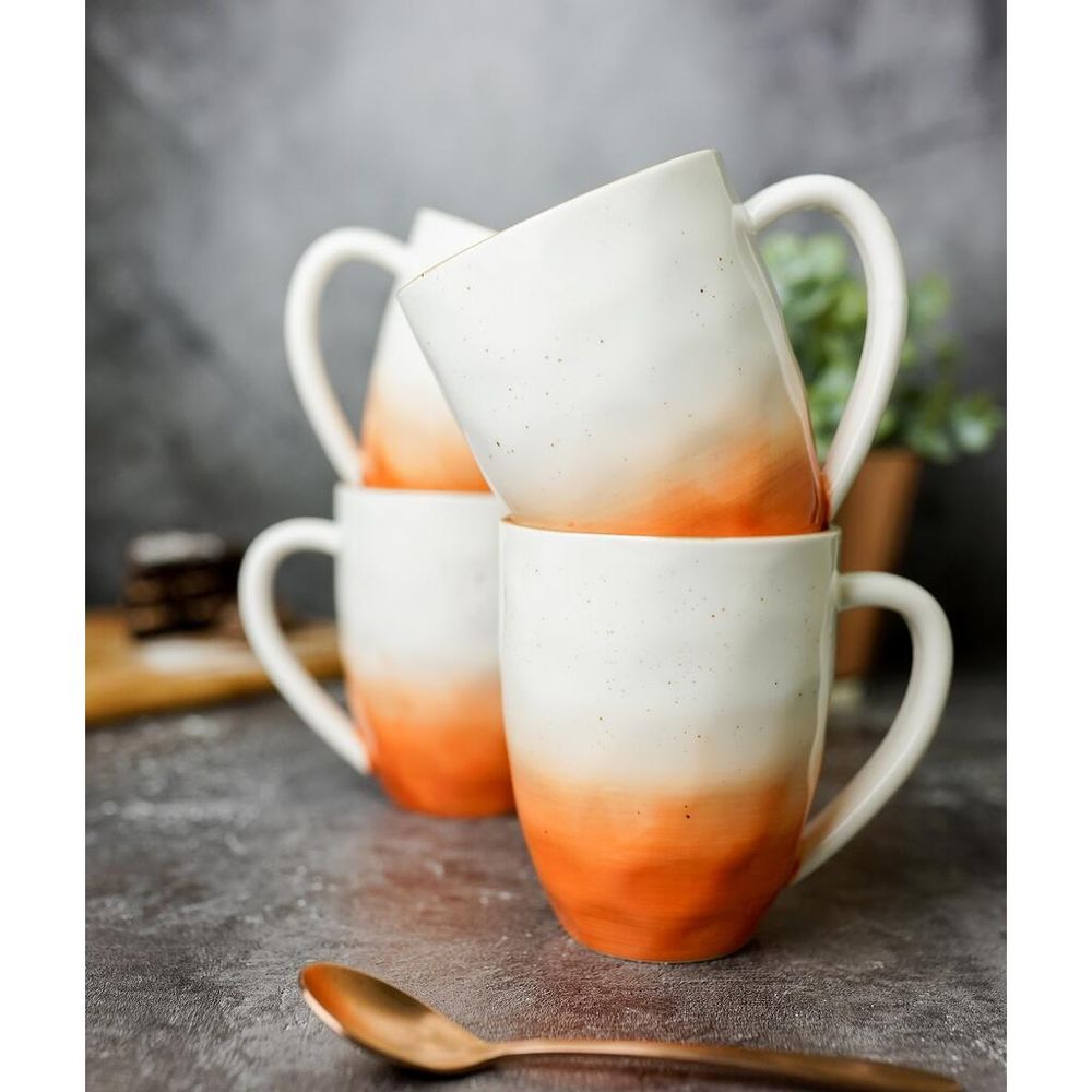 Кружка 450 мл оранжевая d 9 см h11 см фарфор "The   Eco" P.L. Proff Cuisine [4]