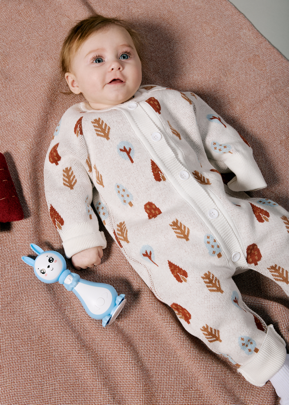 Комбинезон вязаный (деревья)