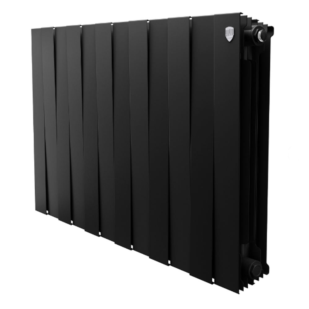 Радиатор биметаллический Piano Forte черный 500 VD12 секции нижнее подключение