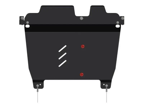 Защита картера и КПП Sheriff для Mitsubishi Outlander XL 2006-2012 арт.14.1176