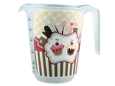 Емкость мерная 0,65л с декором