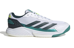 Мужские кроссовки для Падел Adidas Courtquick Padel M - cloud white/core black/metallic green