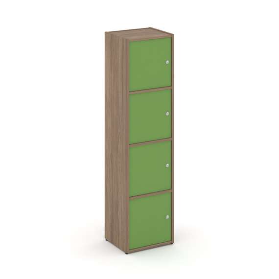 Locker plus Комплект №4 LK.K-004 Дуб Аризона/Зеленый 408*350*1593